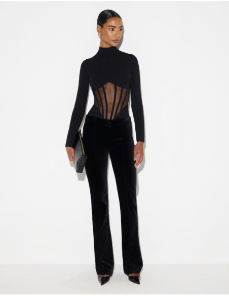 Elisabetta Franchi fitted corset effect bodysuit