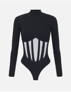 Elisabetta Franchi fitted bustier bodysuit