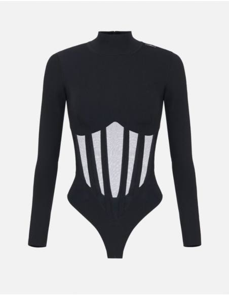 Elisabetta Franchi fitted bustier bodysuit