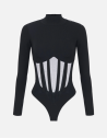 Elisabetta Franchi body bustier en tricot
