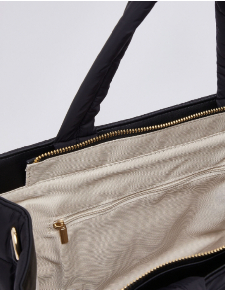 Liu Jo black tote bag with matching charm
