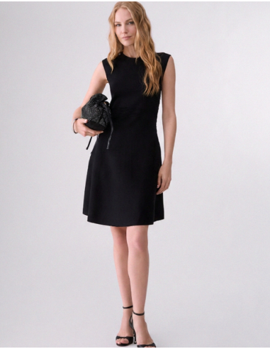 Liu Jo black dress with side zip closure