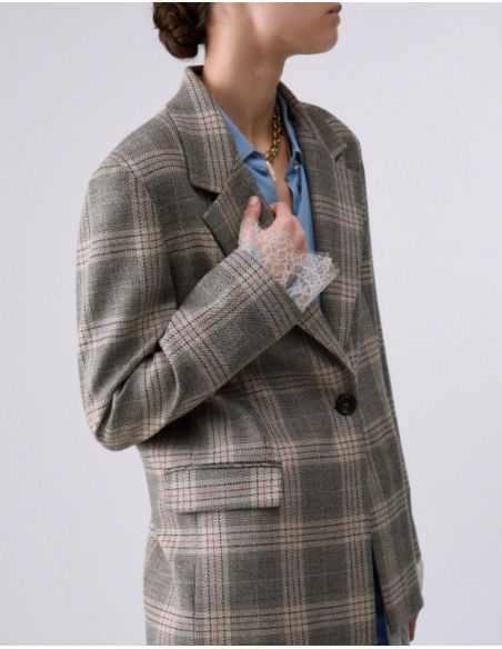 Liu Jo blazer femme avec bordure en dentelle