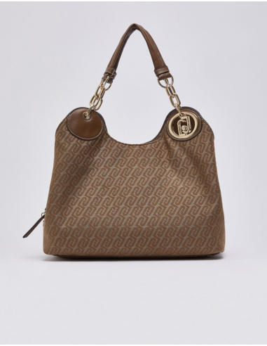 Liu Jo medium beige jacquard  bag