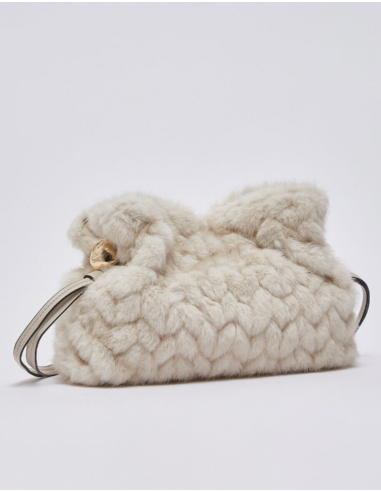 Liu Jo Riccy cream bag with zip closure