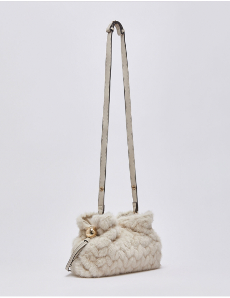 Liu Jo compact faux fur handbag for women