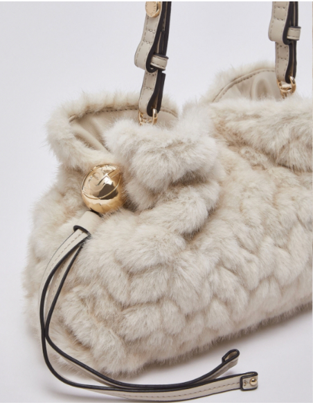 Liu Jo cream bag with embossed design