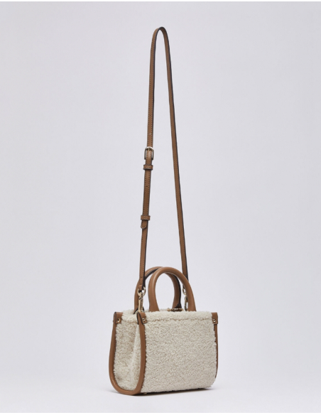 Liu Jo sac teddy crème format mini
