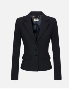 Elisabetta Franchi black jacket with satin lining