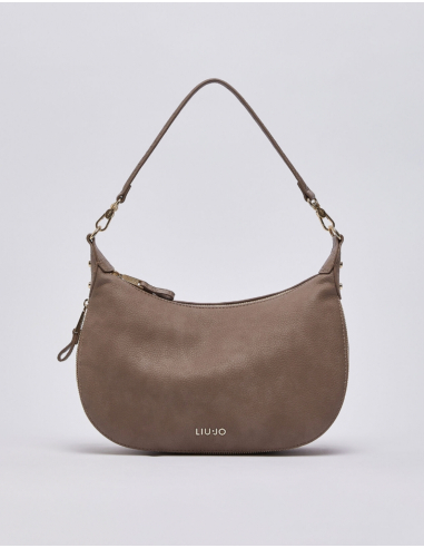Liu Jo medium moka nubuck-effect hobo bag