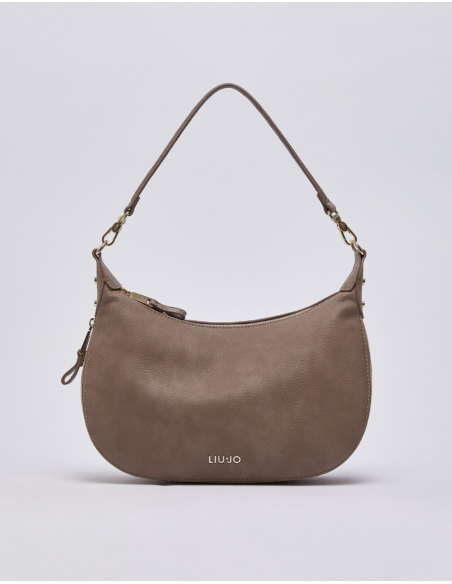 Liu Jo medium moka nubuck-effect hobo bag