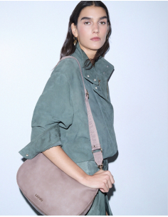 Liu Jo medium moka nubuck-effect hobo bag 2