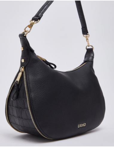 Liu Jo nubuck-effect hobo bag with zip closure