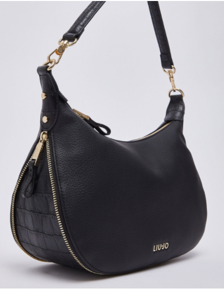Liu Jo nubuck-effect hobo bag with zip closure