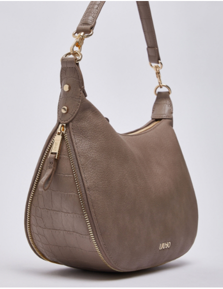 Liu Jo medium nubuck-effect hobo handbag