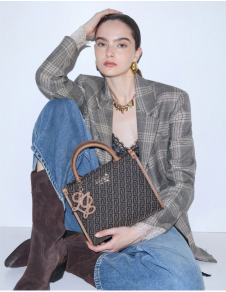 Liu Jo small dark brown handbag for women