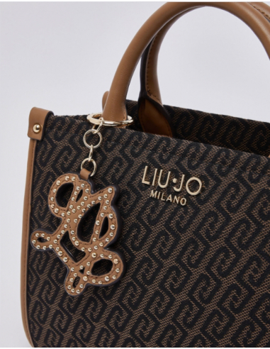 Liu Jo brown handbag with zip closure