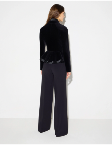 Elisabetta Franchi black jacket with inverted lapel