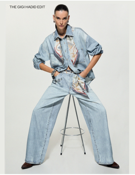 Liu Jo denim trousers by gigi hadid edit
