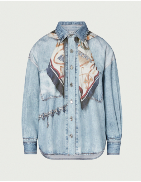 Liu Jo denim shirt by gigi hadid