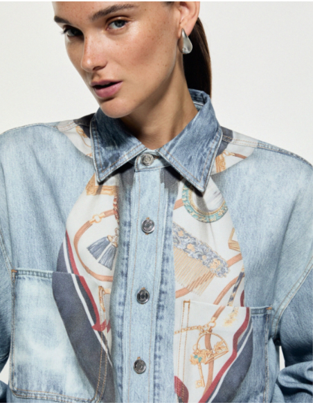 Liu Jo chemise en jean avec col classique