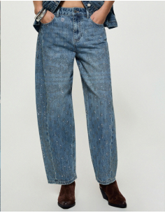 Liu Jo balloon jeans embellished with rhinestones 2