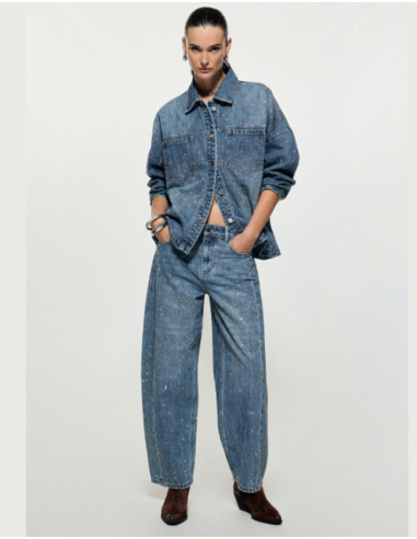 Liu Jo women’s denim with crystal-like details