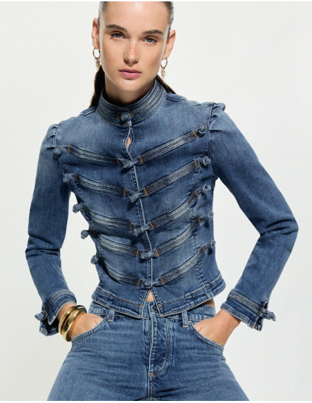Liu Jo denim jacket with toggle buttons
