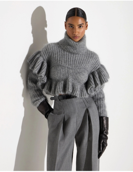 Elisabetta Franchi pull en maille avec col roulé