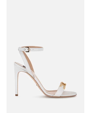 sandales blanches elisabetta franchi promo