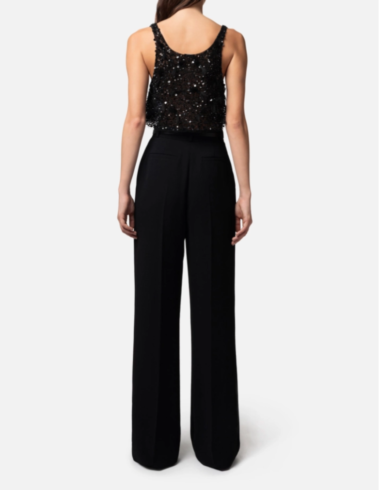 pantalon taille haute elisabetta franchi soldes