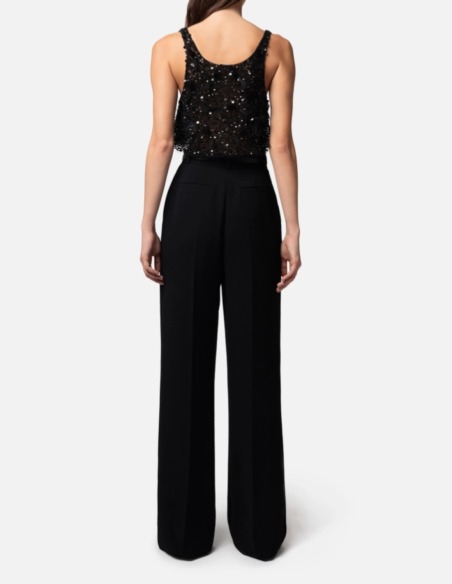 pantalon taille haute elisabetta franchi soldes