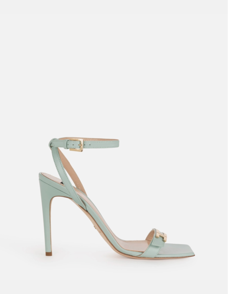 sandales vert d'eau elisabetta franchi promo